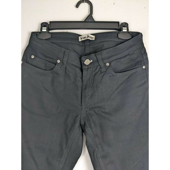 Acne Studios Denim - Acne Jeans black straight leg women's 30